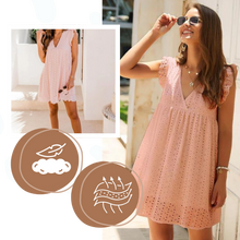 Cargar imagen en el visor de la galería, Elegante vestido de bordado inglés
- Ozerty