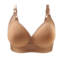 Cargar imagen en el visor de la galería, Sujetador push-up de talla grande sin aros
-Marrón/SMarrón/MMarrón/LMarrón/XLMarrón/XXL - Ozerty