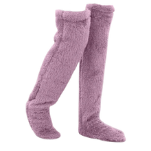 Cargar imagen en el visor de la galería, Calcetines calentadores de tiro alto -Morado - Ozerty