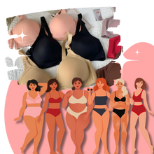 Cargar imagen en el visor de la galería, Sujetador push up sin aros para tallas grandes
- Ozerty